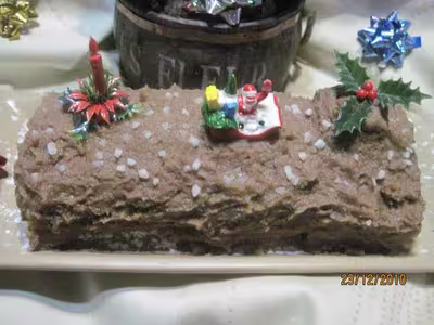 Bûche à la crème de marrons