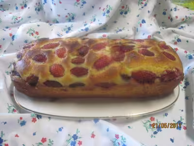 Cake aux fraises