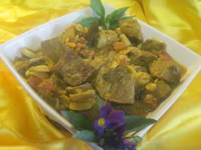 Boeuf au curcuma riz aux tomates