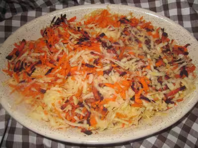 Carottes et rutabaga légumes anciens râpés