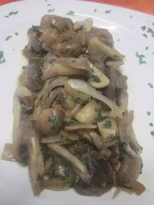 Champignons au beurre et persillé
