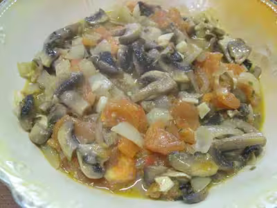 Champignons au vin blanc