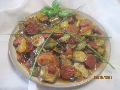 Légumes de saison au chorizo