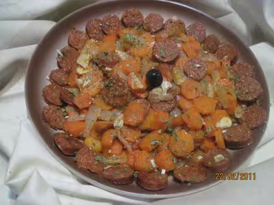 Chorizo aux carottes