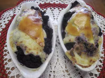 Chou-fleurs violet gratiné