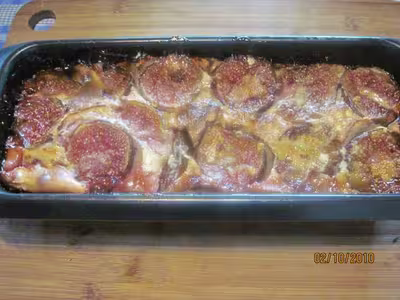 Clafoutis de figues fraiches au lait concentré