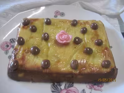 Clafoutis aux brugnons jaunes