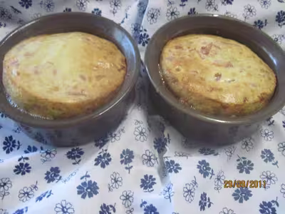 Clafoutis salé au jambon
