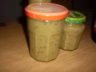 Compote de pommes, poires, kiwis