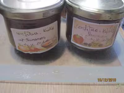 Confiture bananes et kiwis