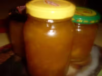 Confiture de mangues au miel
