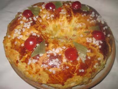 Couronne des rois aux fruits confits