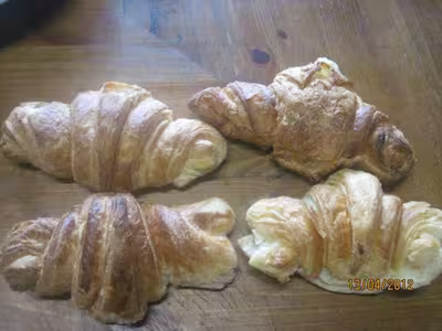 Croissants au jambon et champignons