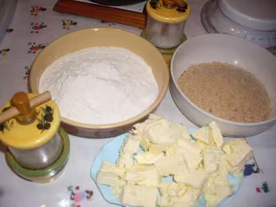 Crumble aux fruits de mer