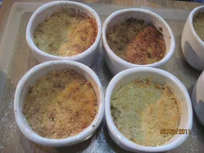 Crumbles aux pommes et bananes