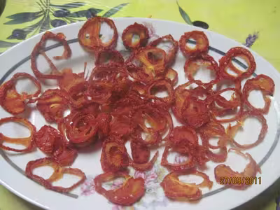 Tomates séchées au sel et au soleil