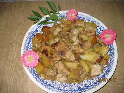Émincé de porc aux pommes de terre