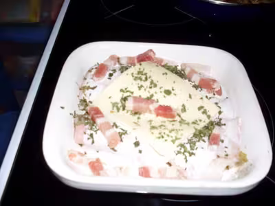 Endives au jambon et aux lardons