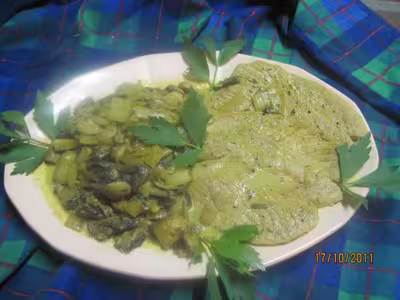 Escalopes de porc aux champignons à la crème