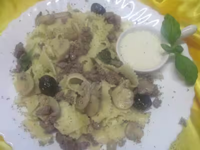 Farandelles de savoie. viande hachée et parmesan