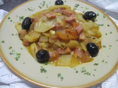 Fenouil aux dés de jambon