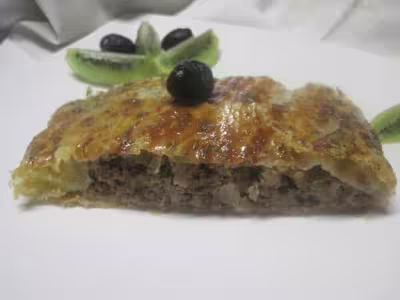 Feuilleté boeuf et marrons à la forestière