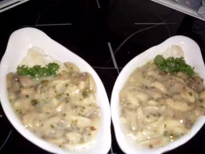 Filet de cabillaud au reste de jus de boîte de crabe