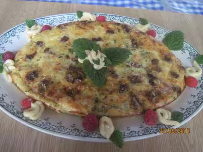 Flan de saumon aux petits légumes