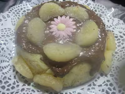 Gâteau aux agrumes de pamplemousse et nutella.