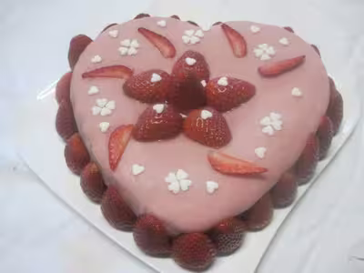 Gâteau " coeur saint-valentin "