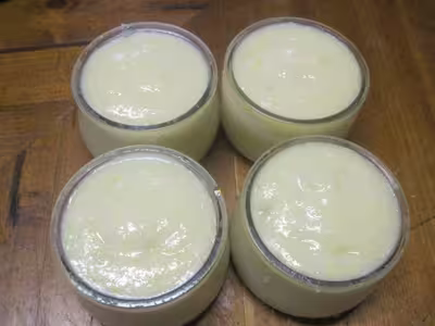 Gâteau au lait de coco à la polenta