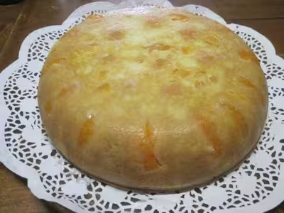 Clafoutis aux abricots à la crème fraîche et sucre vanillé