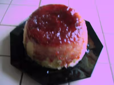 Gâteau de Savoie à la confiture au micro-ondes