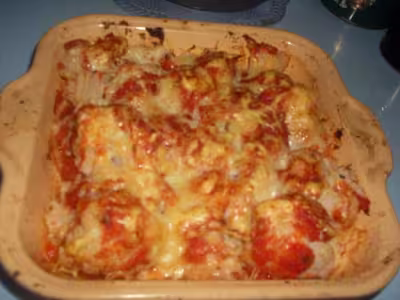 Gratin de chou-fleur à la sauce tomate
