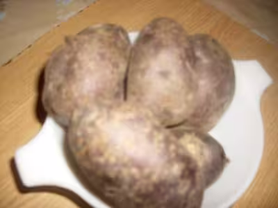 Gratin de pommes de terre vitelotte
