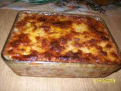 Hachis d'aubergines gratinées