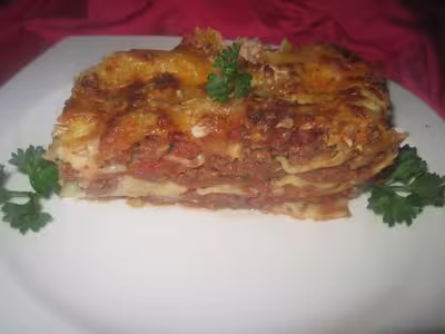 Lasagnes à la bolognaise, " maison "