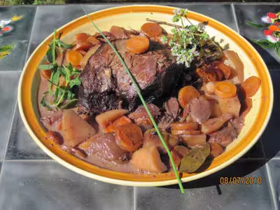 Longe de boeuf aux légumes