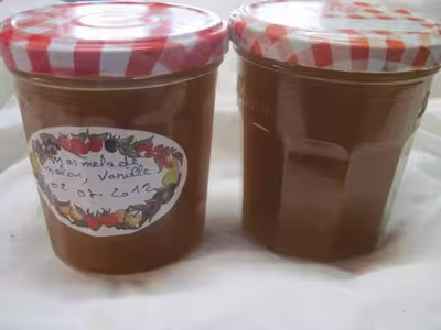 Marmelade de melon à la vanille