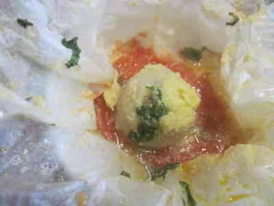 Médaillons de sole en papillote au micro-ondes