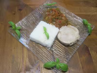 Médaillons de thon à la sauce tomate