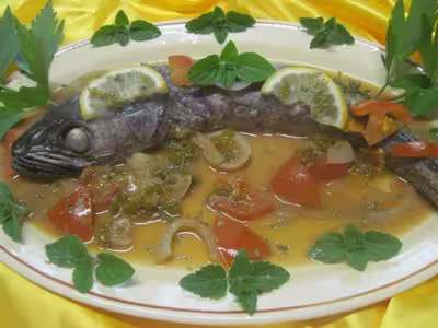 Merlu au vin blanc