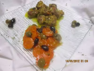 Mijoté de porc aux carottes et olives