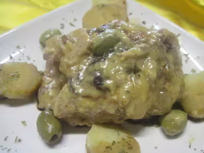 Osso bucco de dinde sauce crème et moutarde