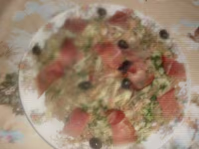 Pâtes au jambon de Parme