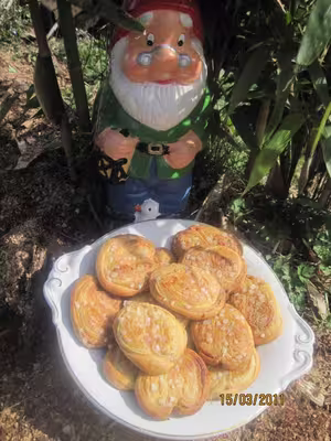 Petits gâteaux feuilletés à la vanille