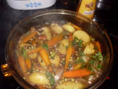 Petits légumes au miel