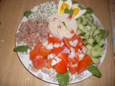 Plat de restes divers.