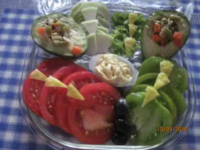 Plat de crudités