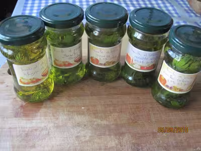 Huile d'olive parfumée